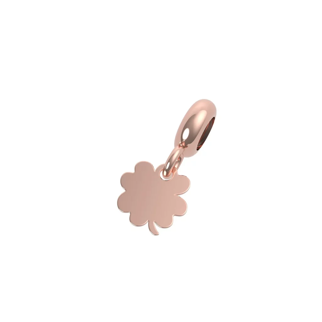 Orecchini a bottone con fiore in CZ in argento sterling, oro rosa su argento sterling, orecchini con fiore di ortensia, quattro orecchini in CZ - Italia