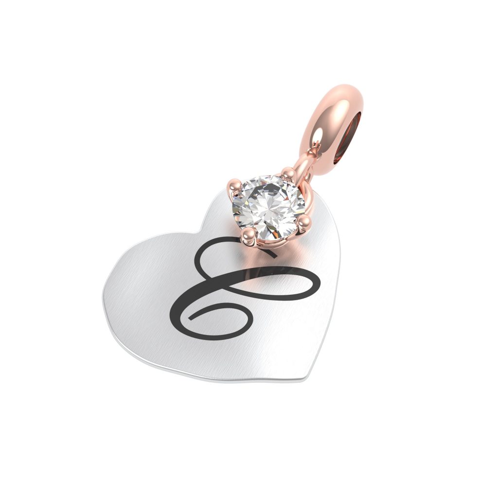Collana n Argento 925 a nodo con crstallo banco centrale pendente