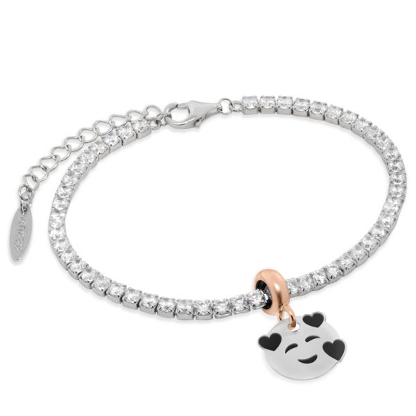 Bracciale Tennis Composto + Stopper Affettuoso