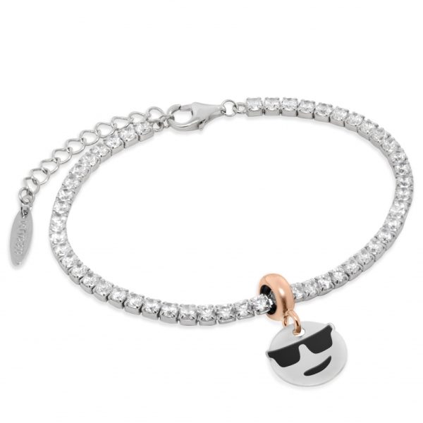 Bracciale Tennis Composto + Stopper Stiloso