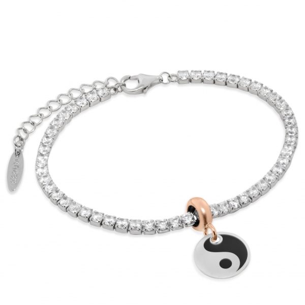 Bracciale Tennis Composto + Stopper Equilibrio