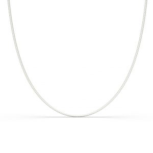 Collana in argento 925 - Cordino Nylon Bianco - 36 cm + 5 ext